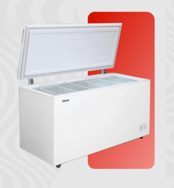 Silver 400 L Chest Freezer