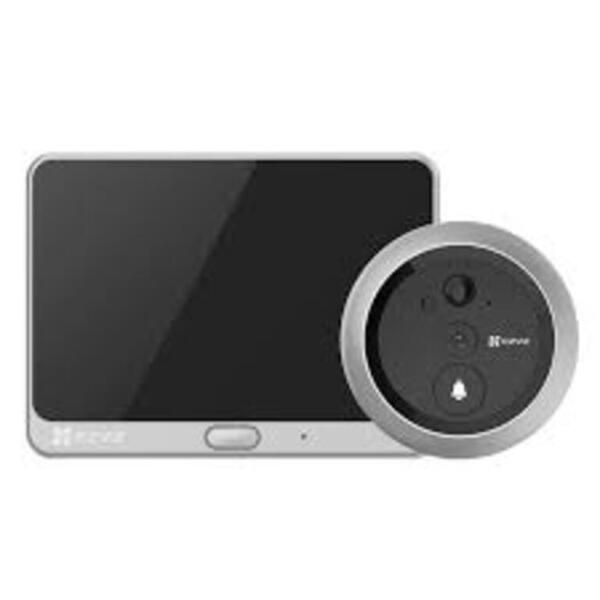 EZVIZ CSDP2CA06E2WPFBS 2mp IR 5m 43inch Wirefree Peephole Doorbell