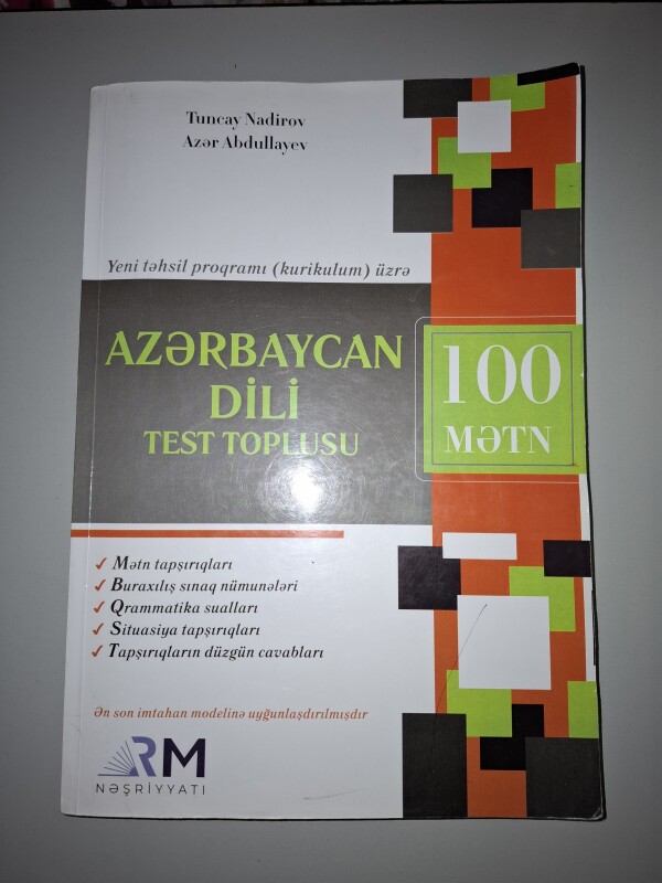 RM Azərbaycan dili 100 mətn test