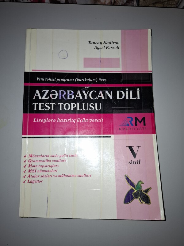 RM 5-ci sinif Azərbaycan dili Test Toplusu