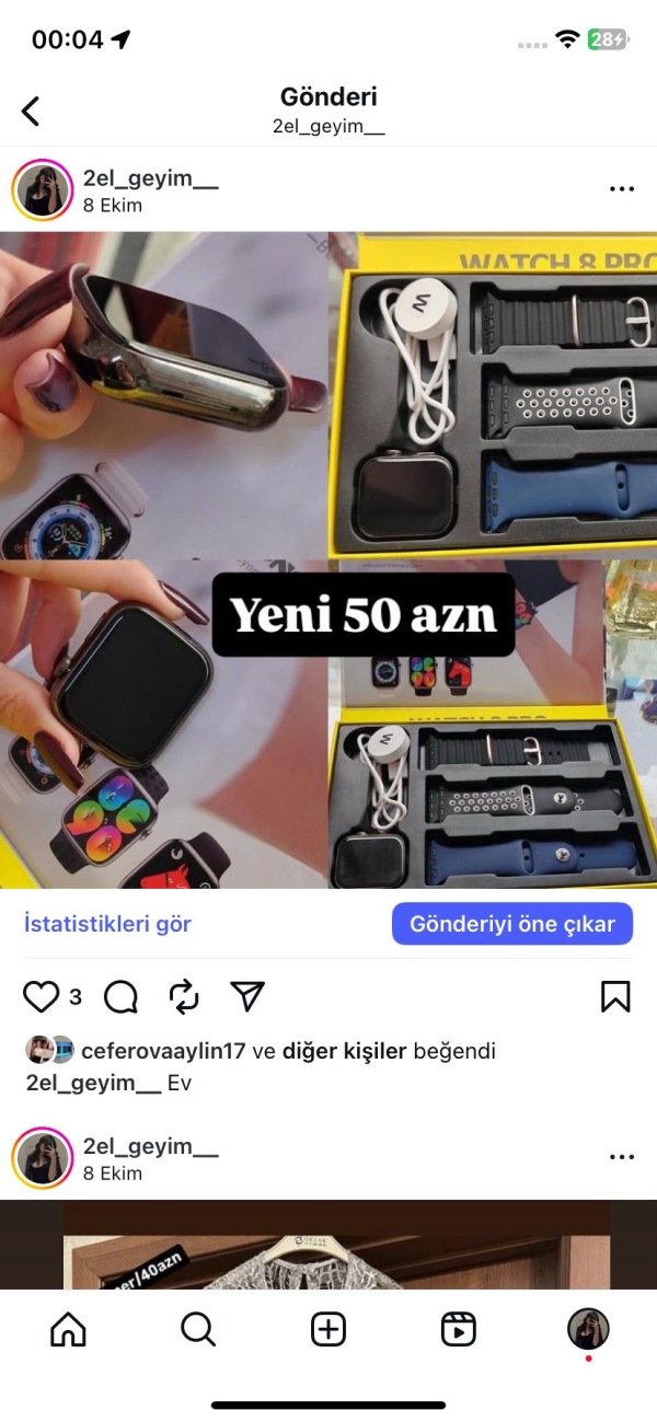 Saat yenidir istifade olunmayıb