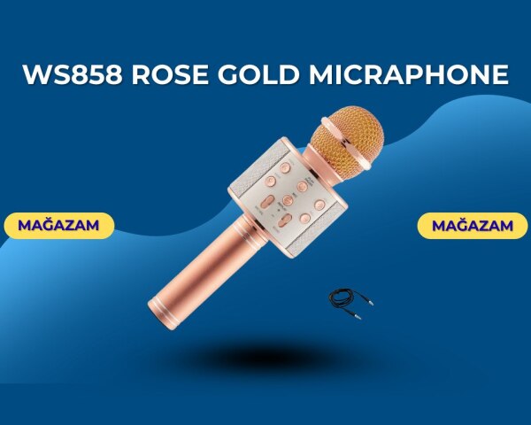 Ws858 Rose Gold micraphone