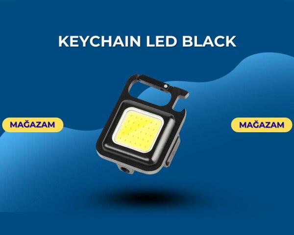 Keychain Led black