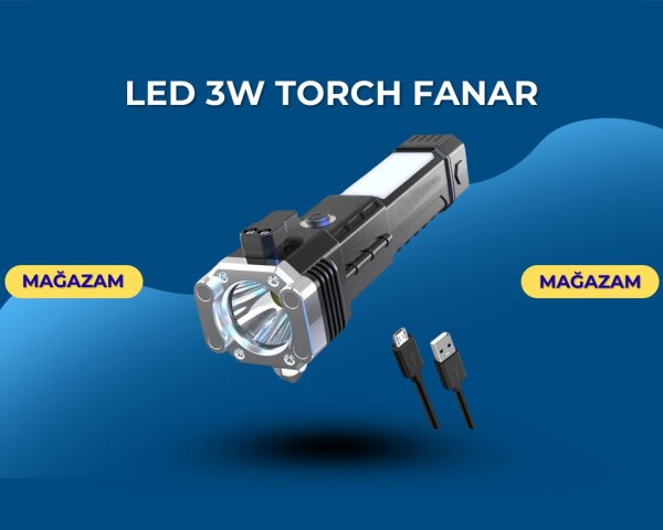Fənər Led 3W Torch