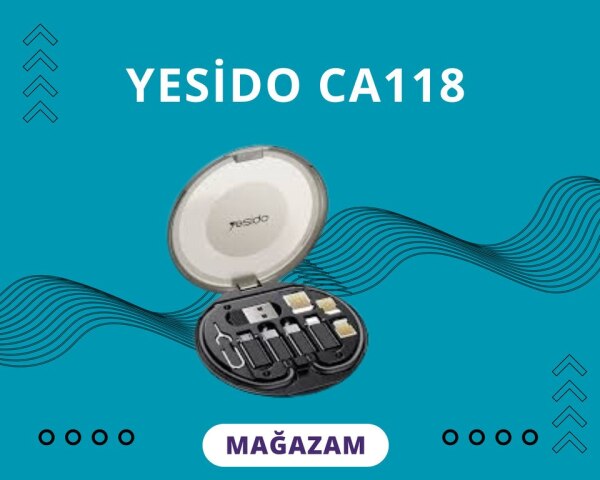 Yesido CA1186in1 MultiCable  Saxlama Qutusu