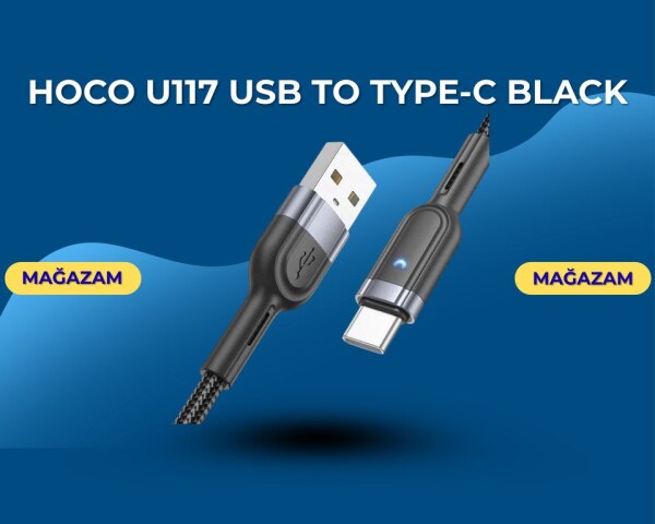 Hoco U117 USB to TypeC black