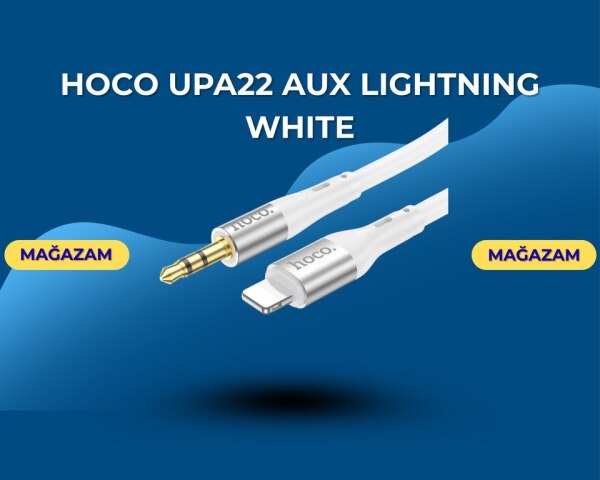 Hoco Upa22 Aux Lightning white