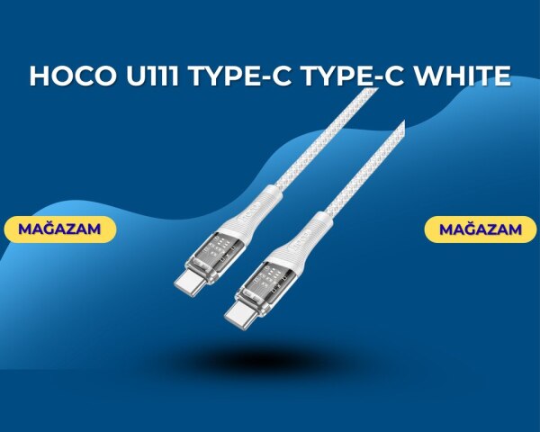 Hoco U111 TypeC TypeC white