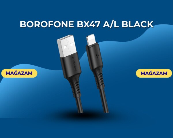Kabel Borofone BX47 AL black