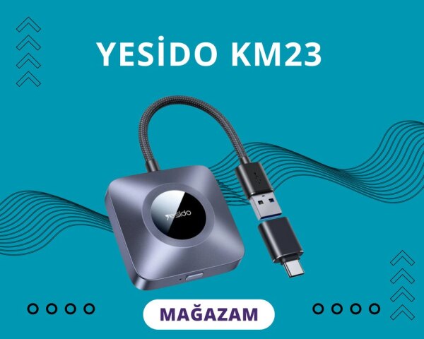 Yesido KM23 Wireless CarPlay Adapter TypeC