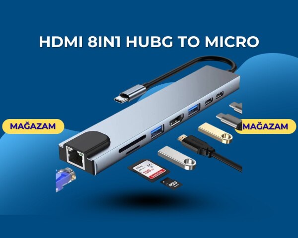 HDMI 8 in 1 hub