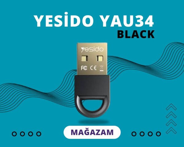 Yesido YAU34black  Mini USB Bluetooth 51 Adapter