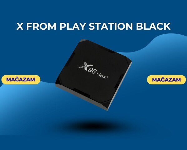 X From Play Station black
