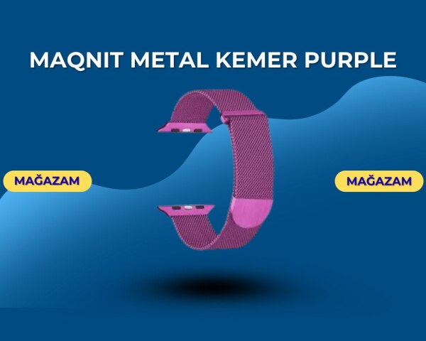 Maqnit metal kəmər purple