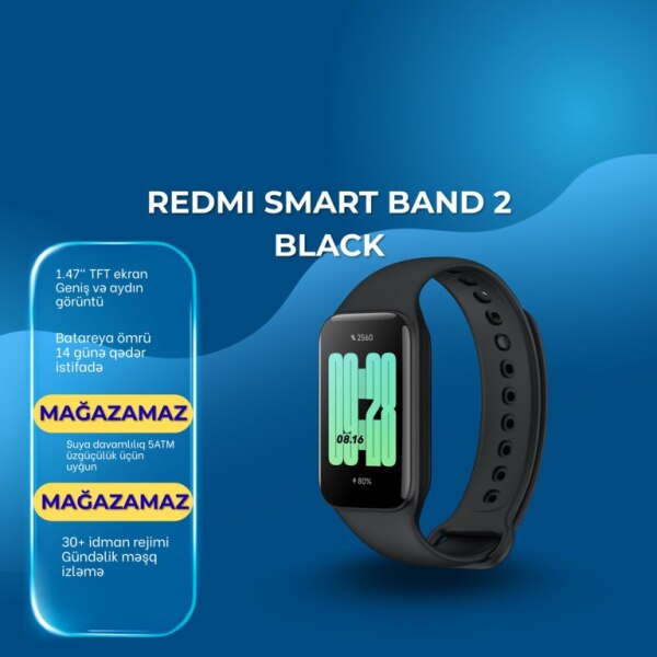 Redmi Smart Band 2 black