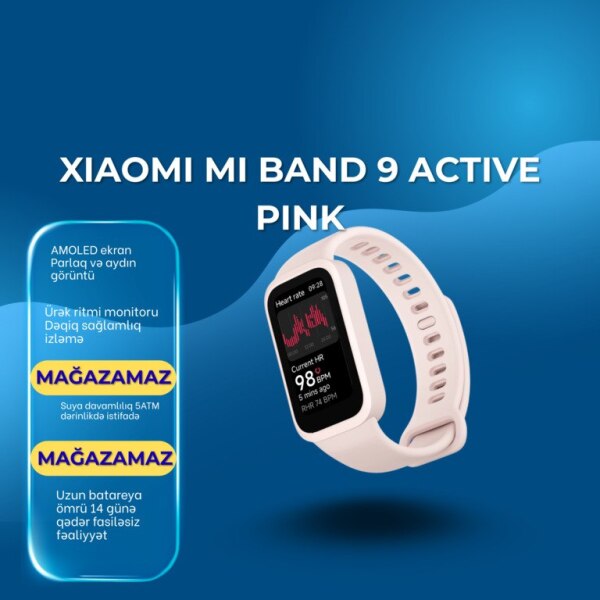 Xiaomi Mi Band 9 Active Pink