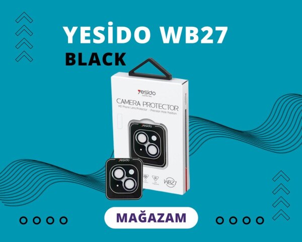 Yesido WB27 Black kamera qoruyucu