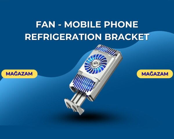 Fan  Mobile phone refrigeration bracket