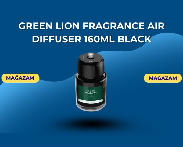 Green Lion Fragrance Air Diffuser 160Ml Black
