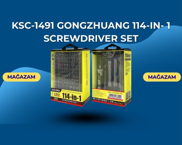 KSC1491 GONGZHUANG 114in 1 screwdriver set