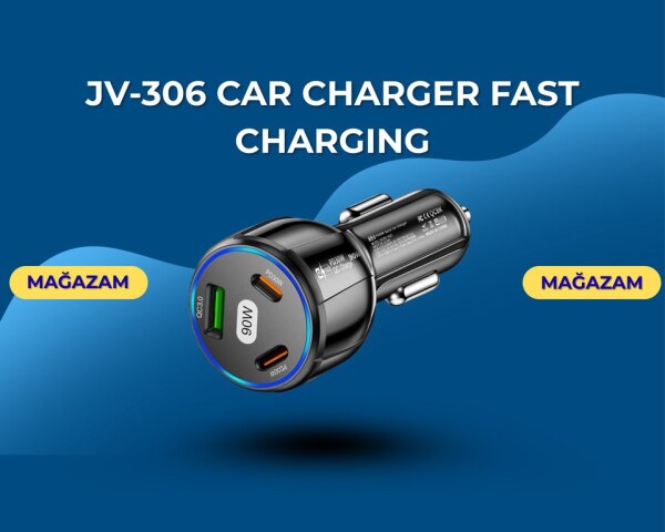 JV306 car charger fast charging