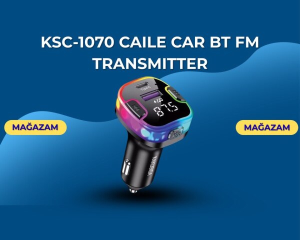 KSC1070 CAILE car BT FM transmitter