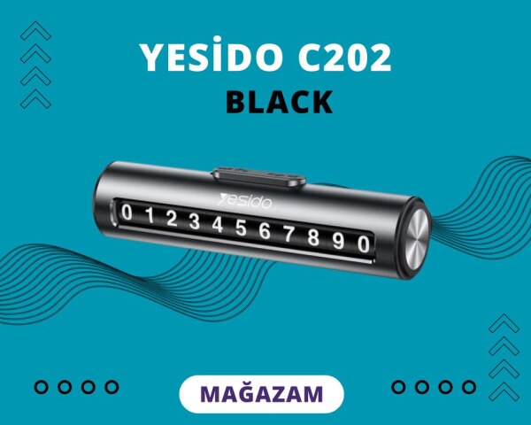 Yesido C202 BlackYesido C202 park nömrəsi və təhlükəsizlik aləti