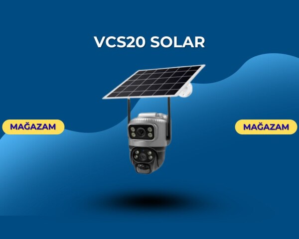 Təhlükəsizlik kameraları VCS20 Solar