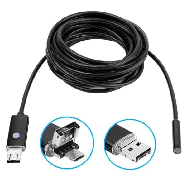 Endoskop kamera AN100 yumuşaq kabel 35 metr