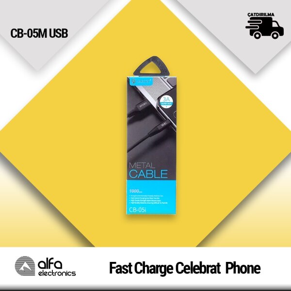 Fast Charge Celebrat CB05M Usb Phone Charge  Data Cable