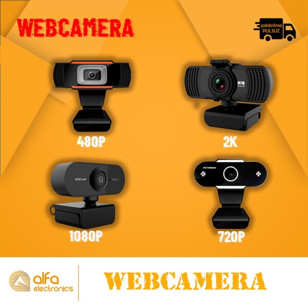 Web Camera Full Hd  Mikrofon Webcam
