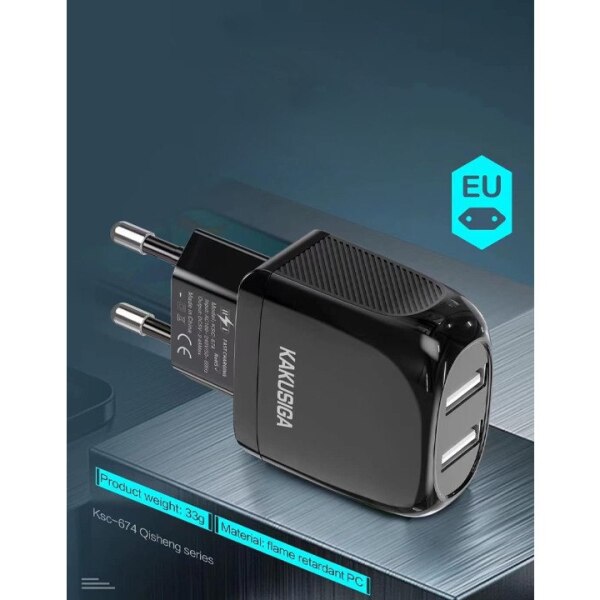 Adapter Kakusiga KSC674 2USB portlu