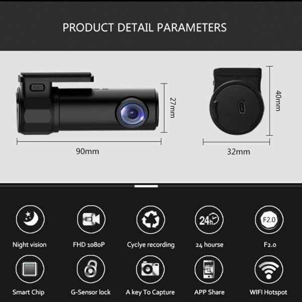Videoqeydiyyatçı Wifi G64S