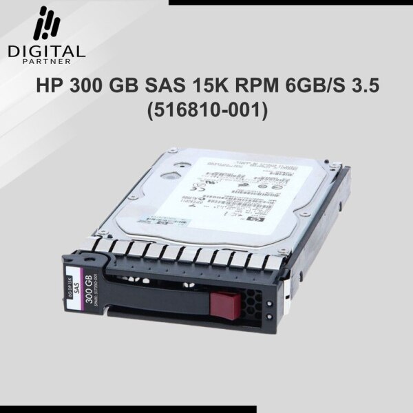 HP 300 GB SAS 15K RPM 6GBS 35IN Dp Ent HDD