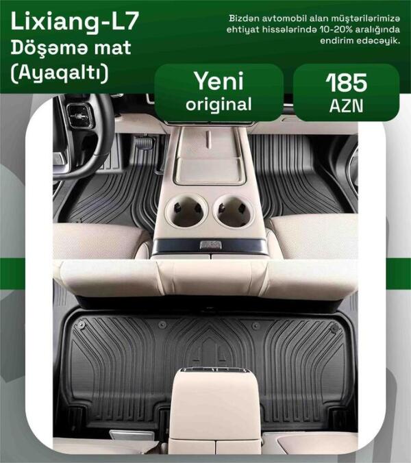 Lixiang L7 döşəmə mat ayaqaltı