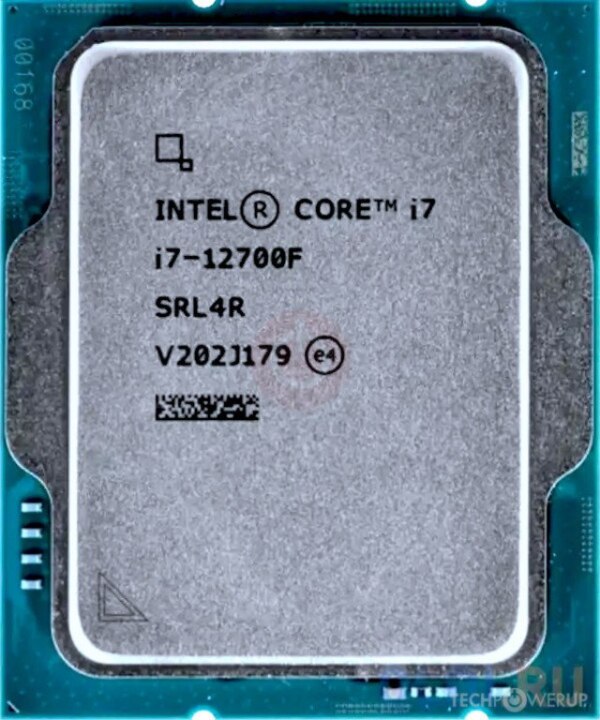 CPU Intel Core i712700F  12 Core  490GHz  25MB Cache