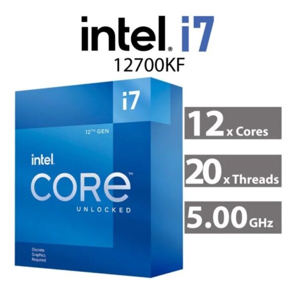Prosessor Intel Core i7 12700KF