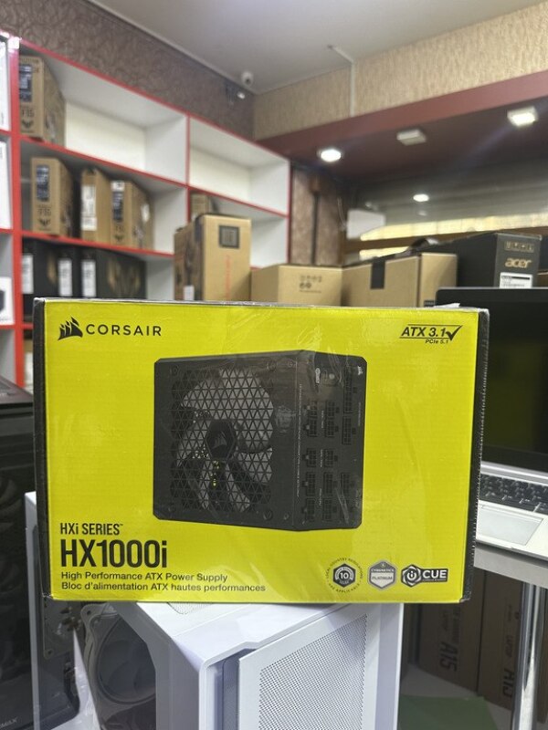 Qida bloku Corsair HX1000i 1000W 80 Plus Platinum Modular ATX Power Supply Black