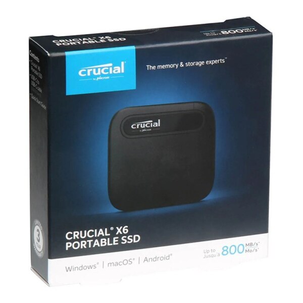 External SSD Crucial Portable 1 TB X6