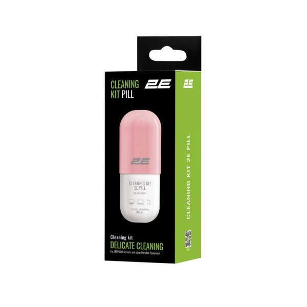 Ekran təmizləyici 2E Cleaning kit 2E PILL Pink