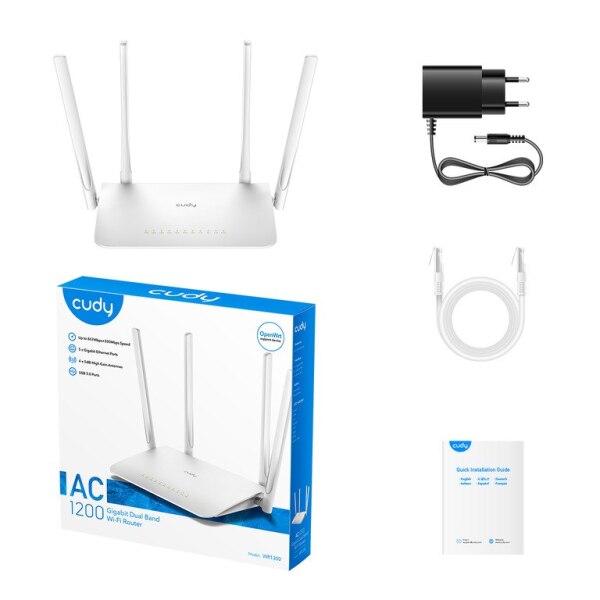 Router Cudy WR1300 AC1200 Gigabit WiFi Mesh
