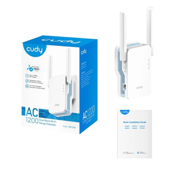 Siqnal gücləndirici Cudy RE1200 AC1200 Dual