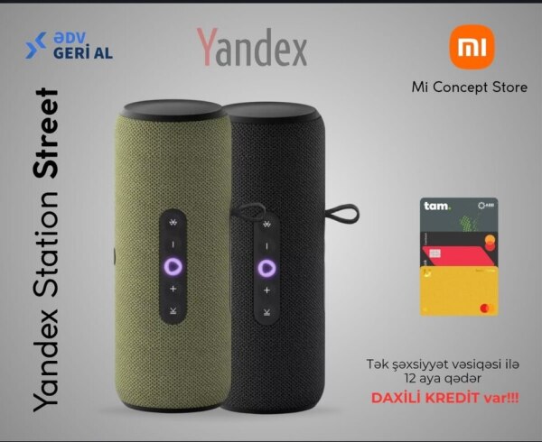 Ağıllı dinamik Yandex Station Street