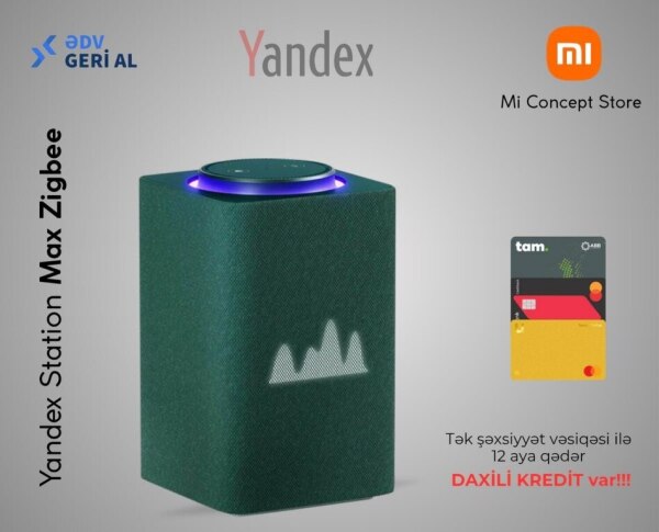Ağıllı dinamik Yandex Station Max Zigbee