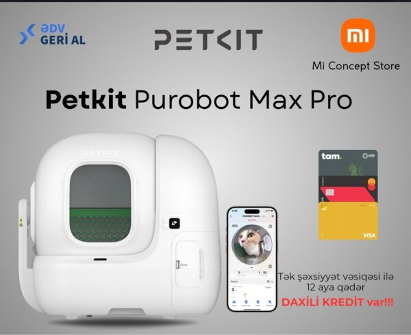 Pişiklər üçün biotualet Petkit Purobot Max Pro