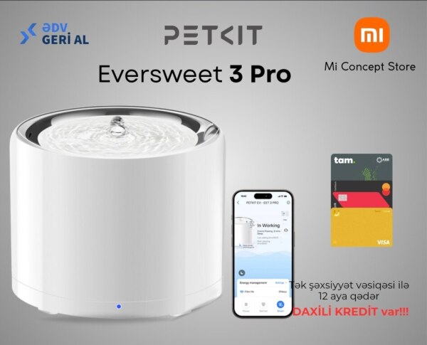 Smart su qabı Petkit Eversweet 3 Pro