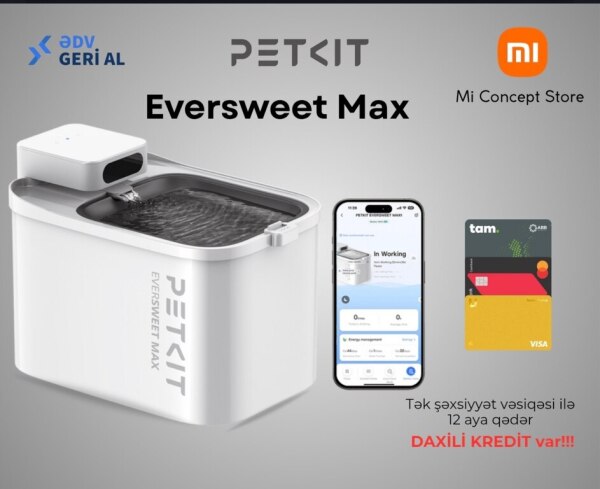 Pişik üçün smart su qabı Petkit Eversweet Max
