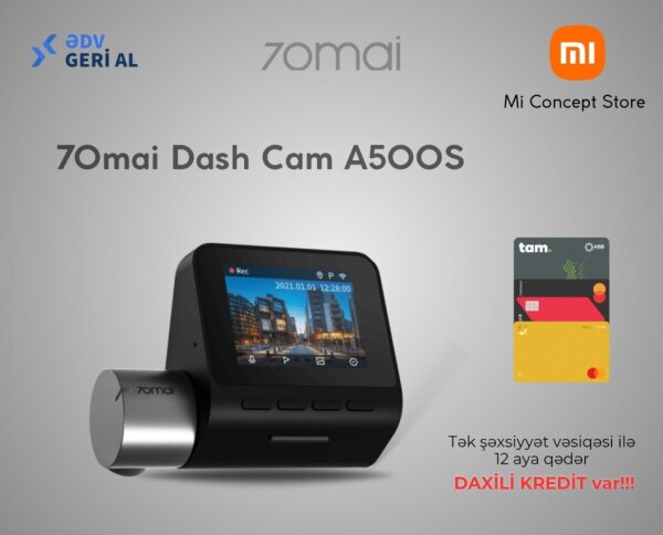 Videoqeydiyyatçı 70mai Dash Cam Pro Plus A500S