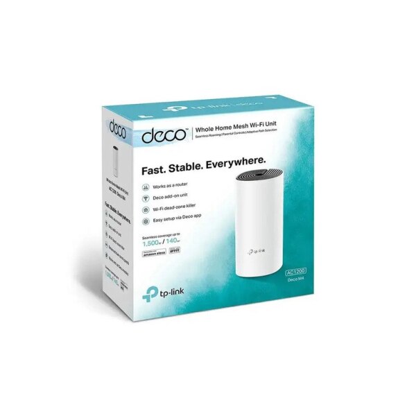 Router TPLink  Deco M4 1pack AC1200 Whole Home Mesh WiFi Unit