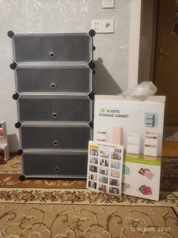 Plastik ayaqqabı dolabı